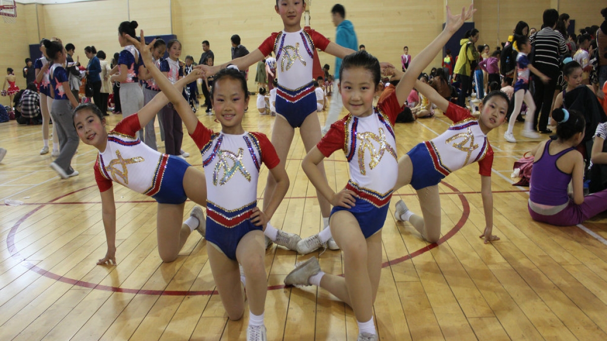 清华附小健美操社团在北京市比赛中获佳绩