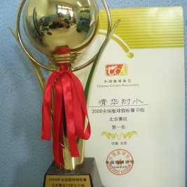 2008年6月我校获得北京市板球比赛冠军