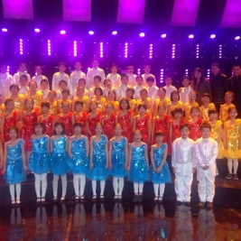 合唱团参加中央电视台2014年首届合唱春晚录制