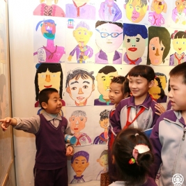 【中国教育在线】清华附小“艺术的童年之书画展”开幕