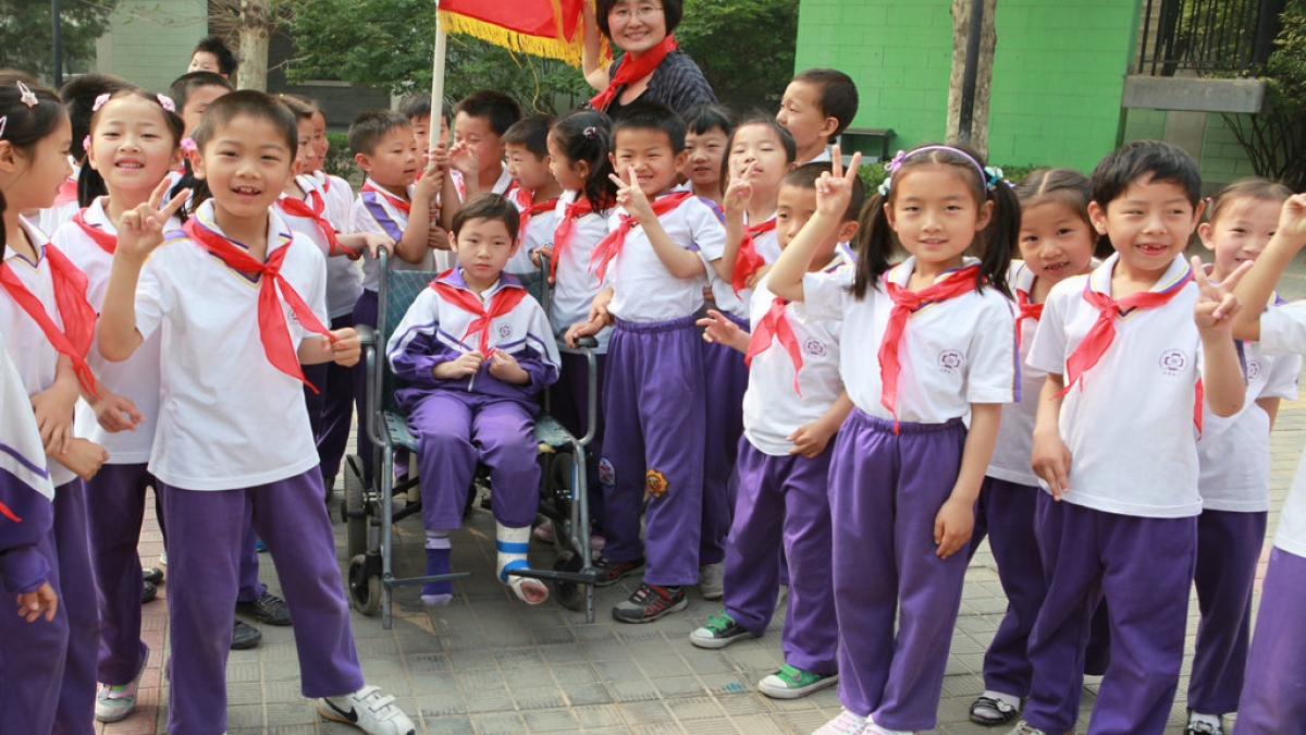 2010——2011学年度清华附小一年级入队仪式