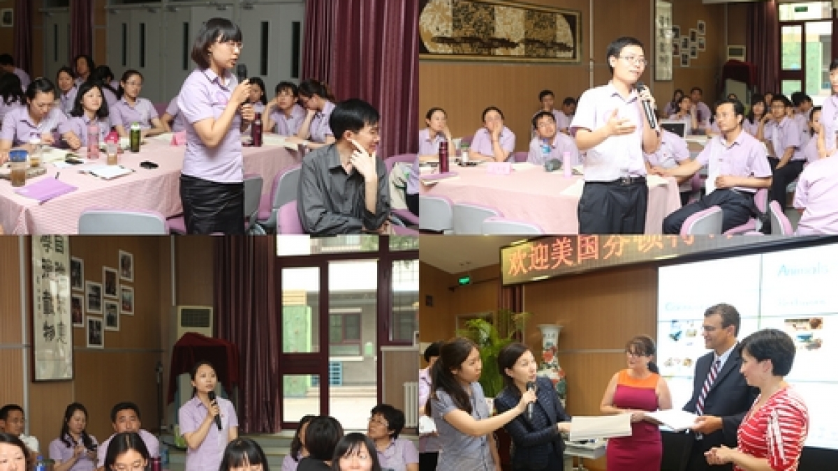 美国教育专家访问我校