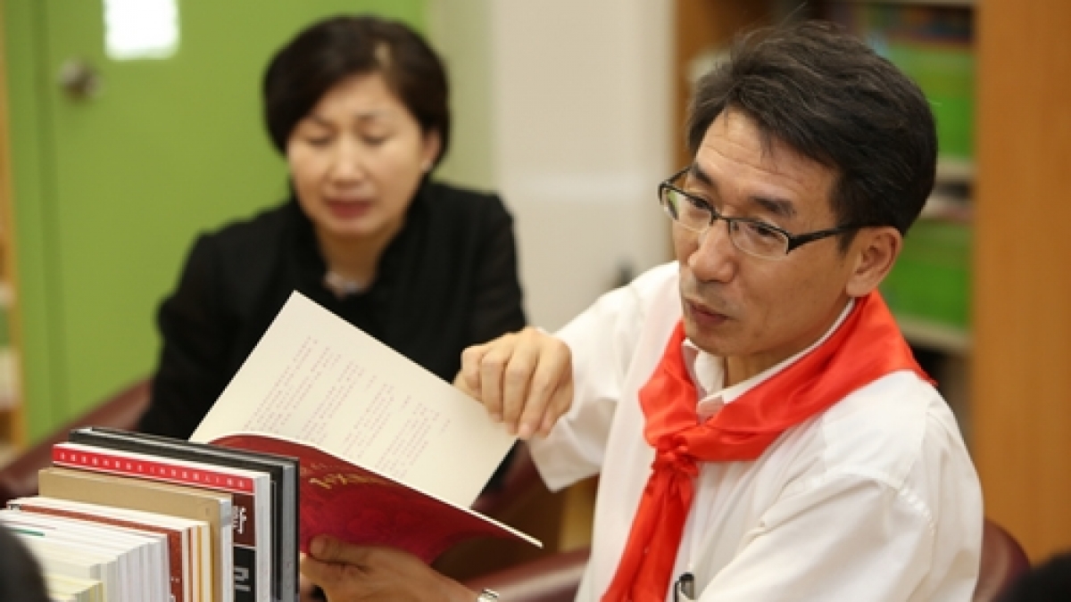 清华大学副校长薛其坤院士访问清华附小