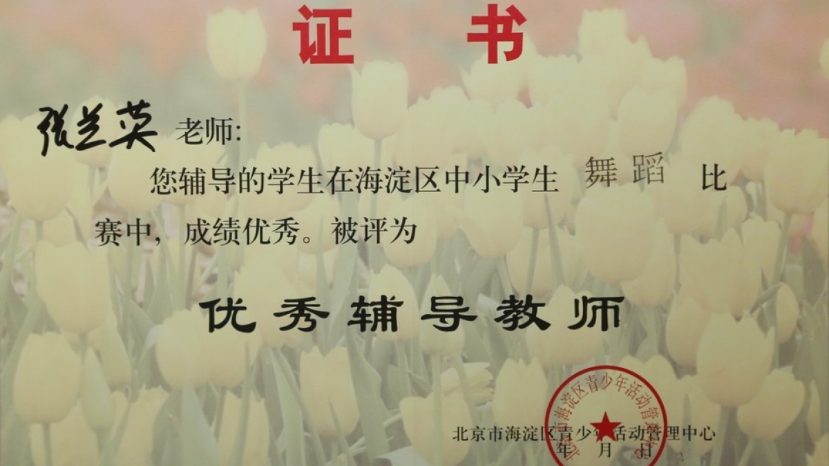 我校两名教师荣获“优秀辅导员”荣誉证书