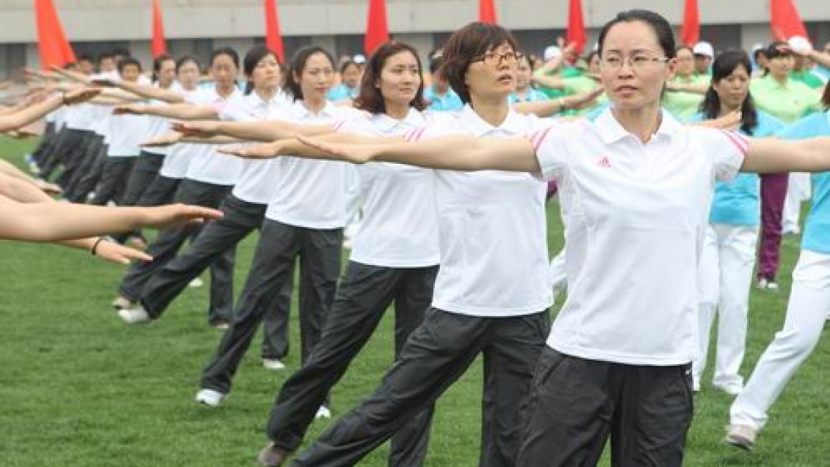 附小教师参加清华大学教职工运动会
