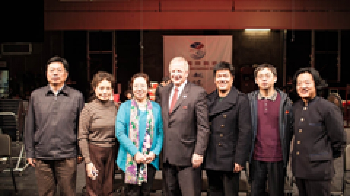 我校金帆民乐团美国旧金山艺术宫演出