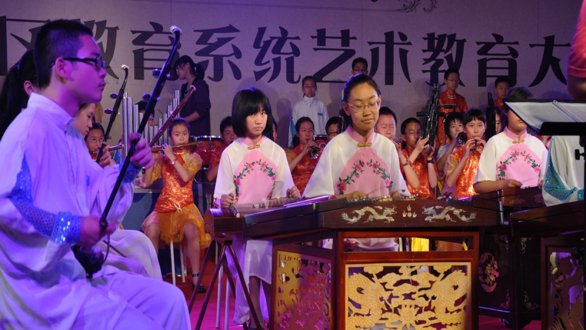 我校金帆民乐团与附中联合参加“海淀区艺术大会”