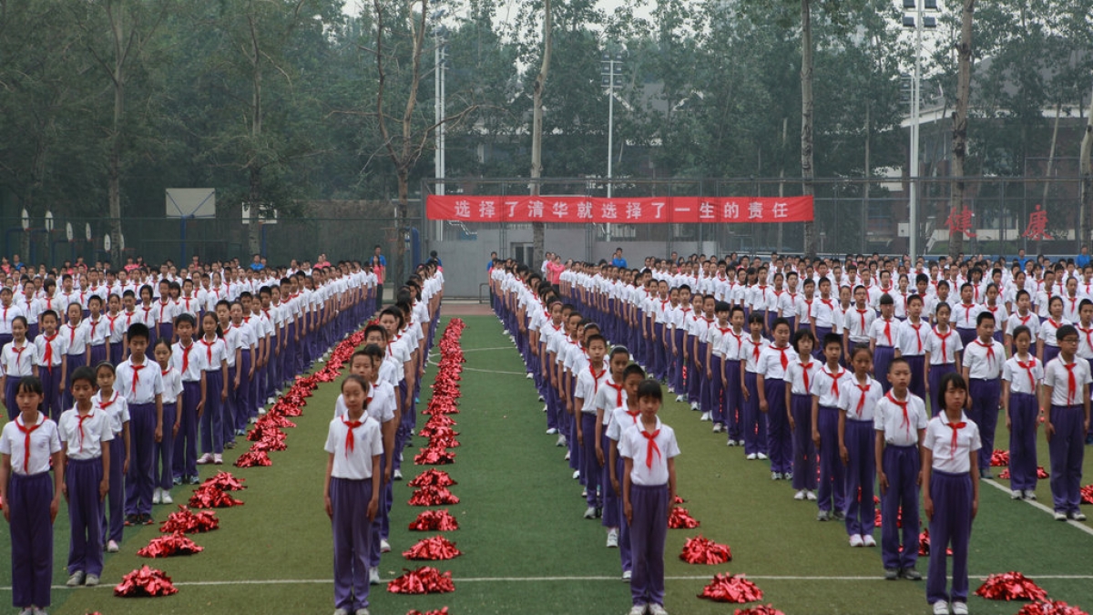 我校被评为海淀区西苑学区广播操优秀学校