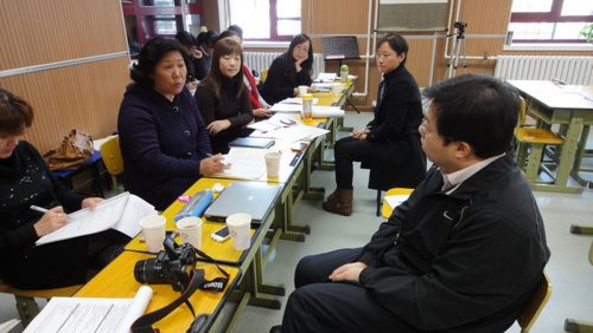 北京市市级骨干教师培训班来我校开展研修活动