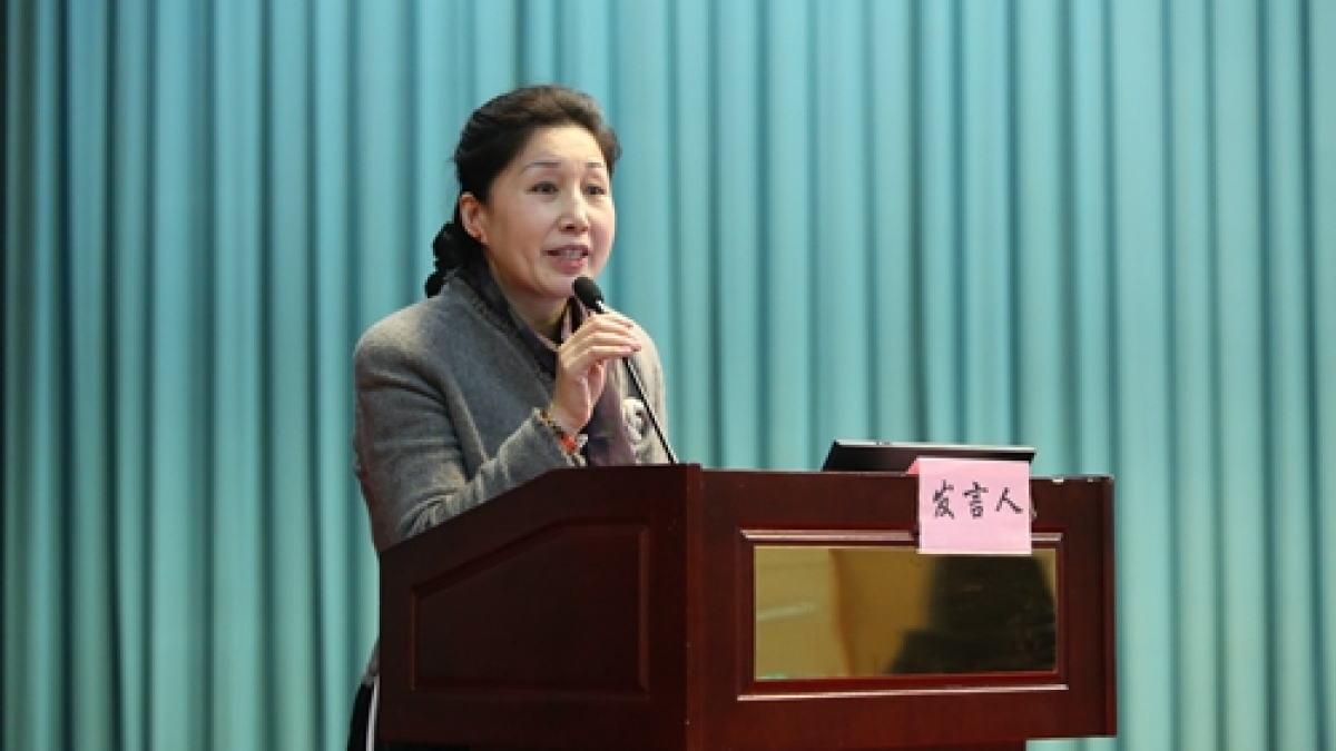 我校在北京市基础教育课改年度交流会上做代表发言