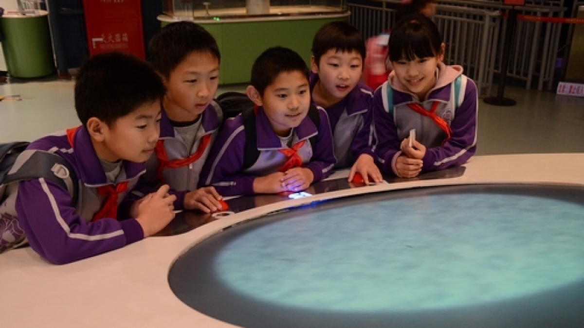 四年级走进中国科学技术馆