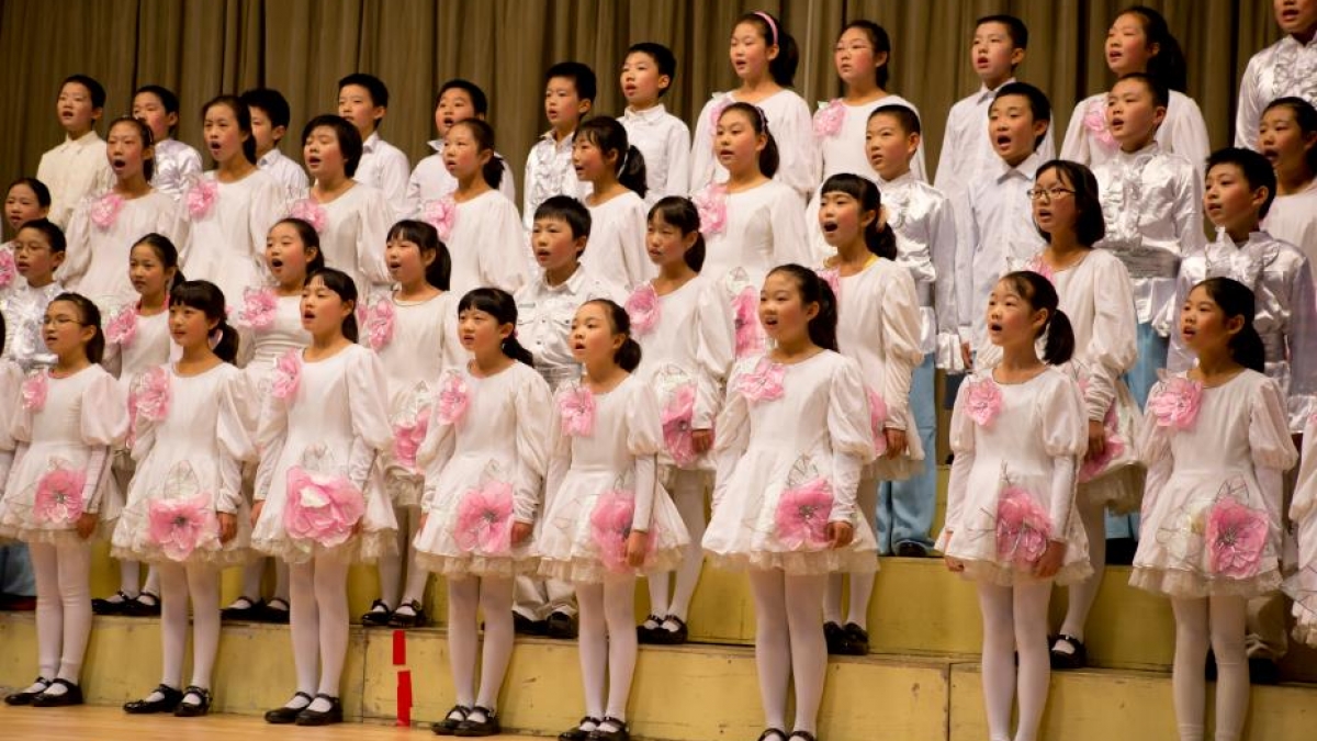 北京市中小学生合唱比赛海淀西苑分赛场