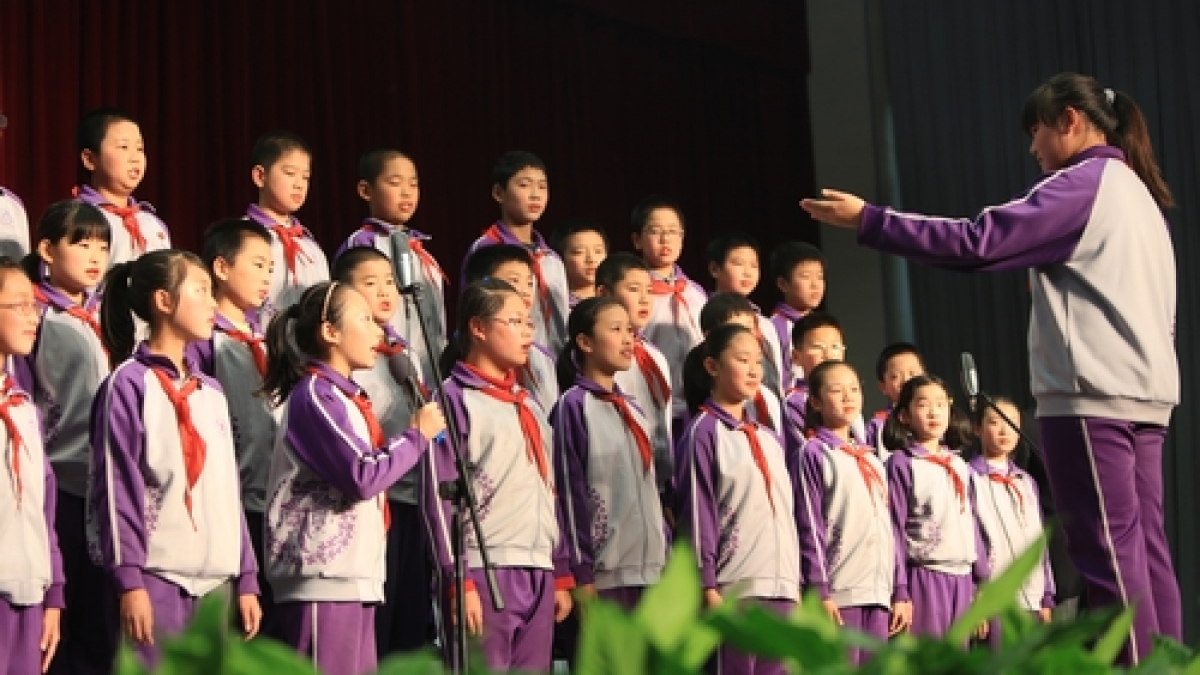 我校中年段“水木童声”合唱比赛圆满落幕