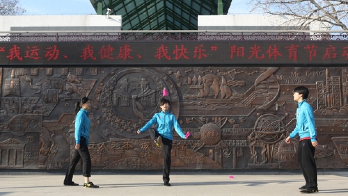 2013年清华附小阳光体育节启动仪式