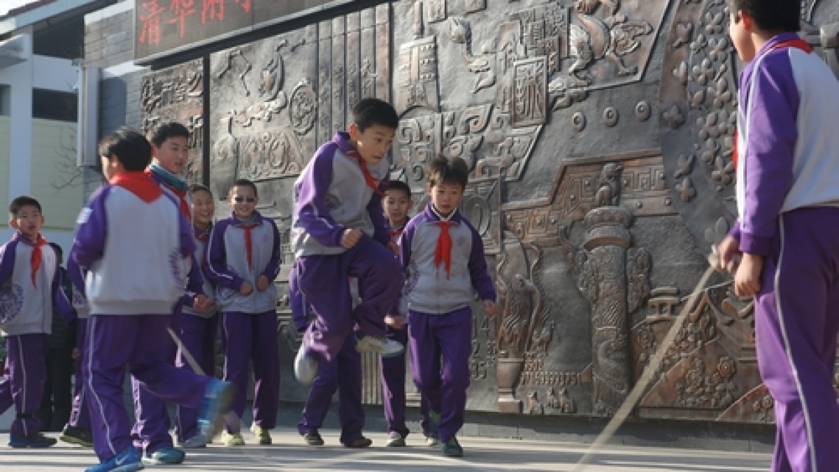 2013年清华附小阳光体育节启动仪式