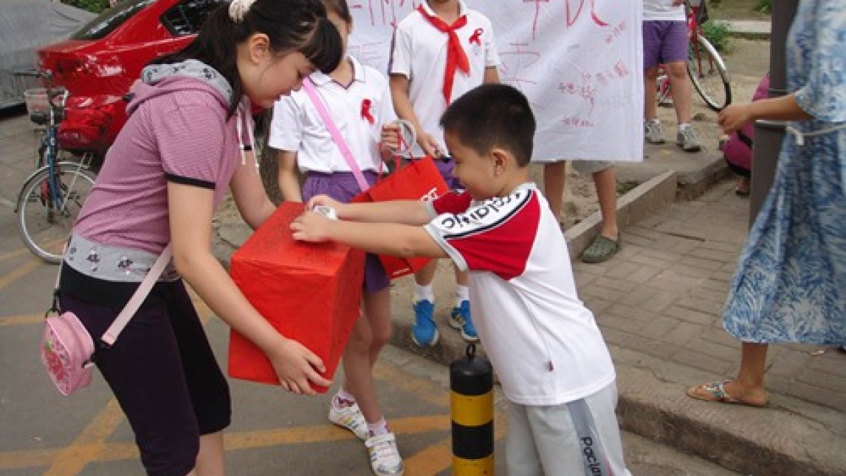 我校作为唯一小学代表参加中国志愿服务国际交流大会