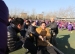 我校开展教师拔河比赛