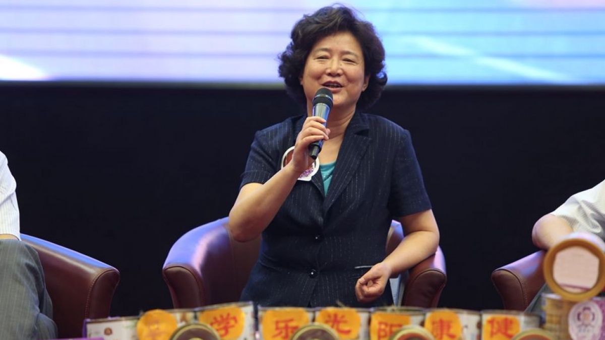 原中央教科所所长  朱小蔓