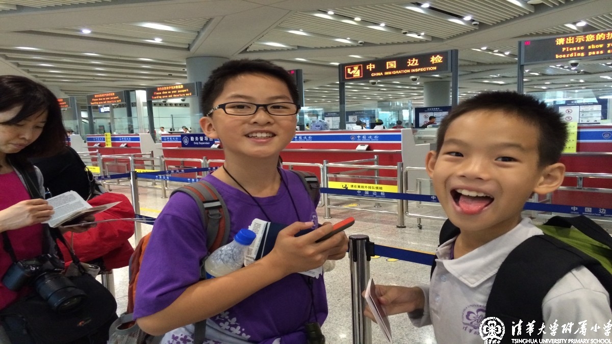 清华附小DI团队远赴美国参加全球赛——on our way to America